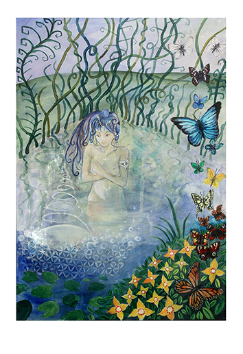 Waters of Life, Quality Art Print. (A4 Print on quality Paper)