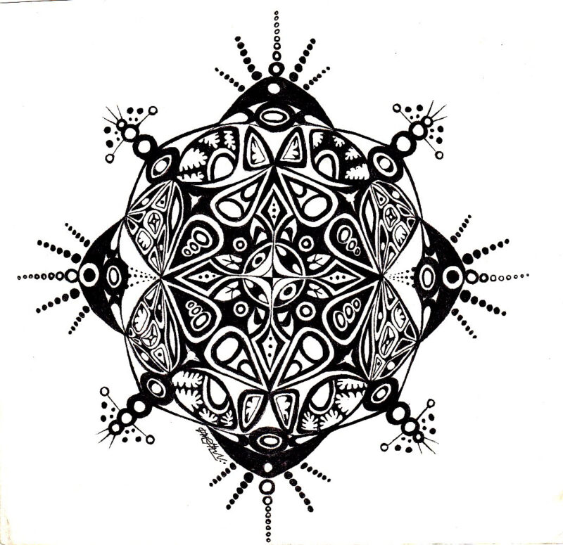 Mandala Art. Quality Art Print. (A4 Print on quality Paper)