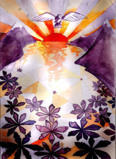 Sunset Visions. Quality Art Print. (A4 Print on quality Paper)