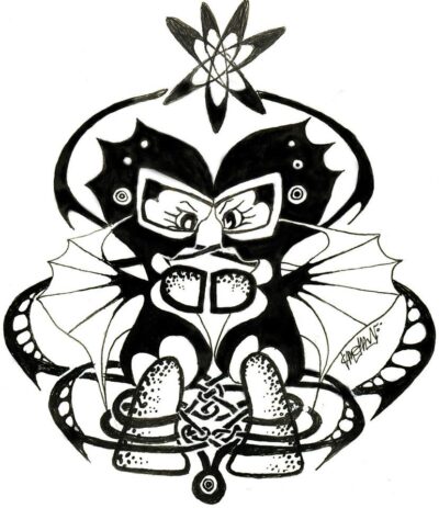 Atomic Love. Quality Art Print. (A4 Print on quality Paper)