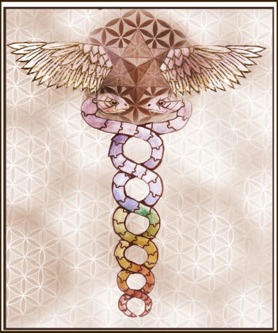Serpent Medicine. Quality Art Print. (A4 Print on quality Paper)
